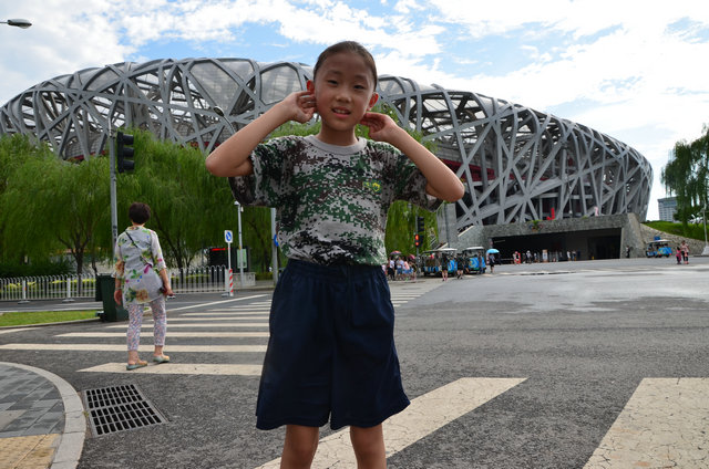北京市中合育才夏令营“鸟巢”观光旅游，感受夏令营的日子